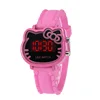 MINISO Hello Kitty Cute Cartoon Electronic Watch Child Primary School Students Girls Waterproof Kids Watches Women Gifts 1
