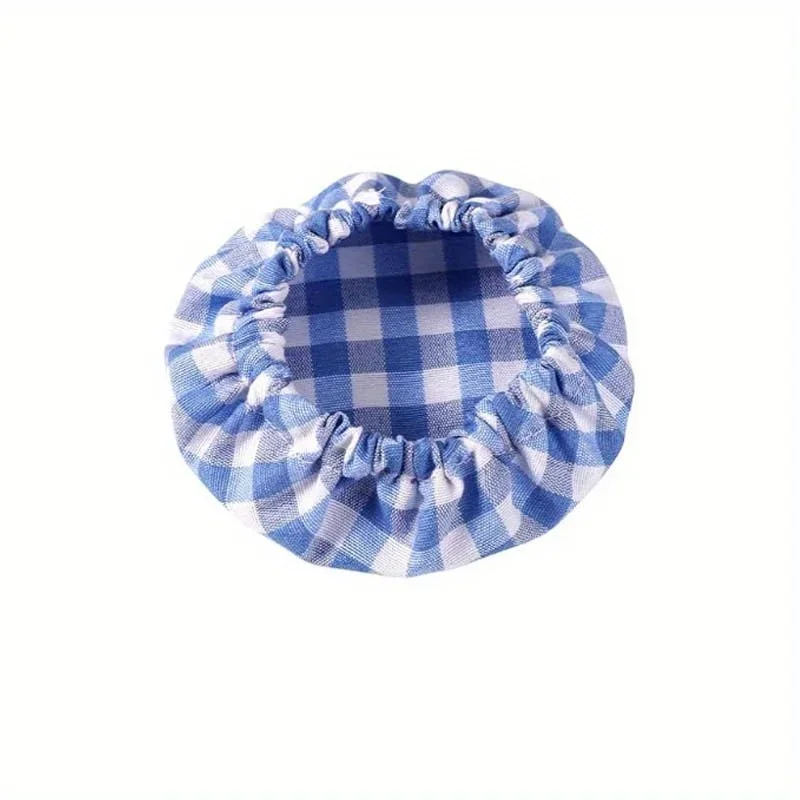 Plaid Jar Cloth Covers 4