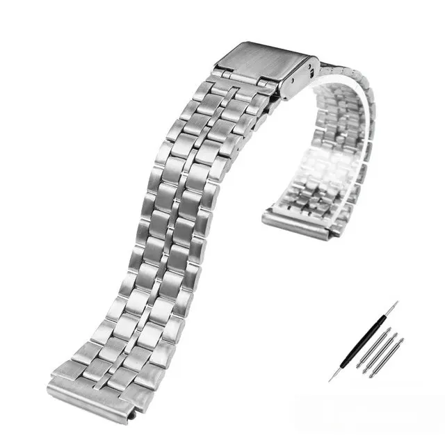 Elegant Gold Stainless Steel Watch Band - 18mm Wristband