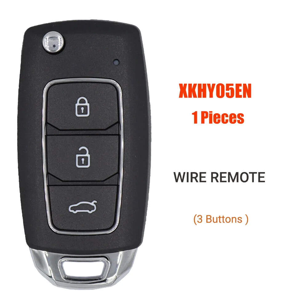 

For Xhorse XKHY05EN Universal Wire Remote Key Fob 3 Buttons for Hyundai Style for VVDI Key Tool
