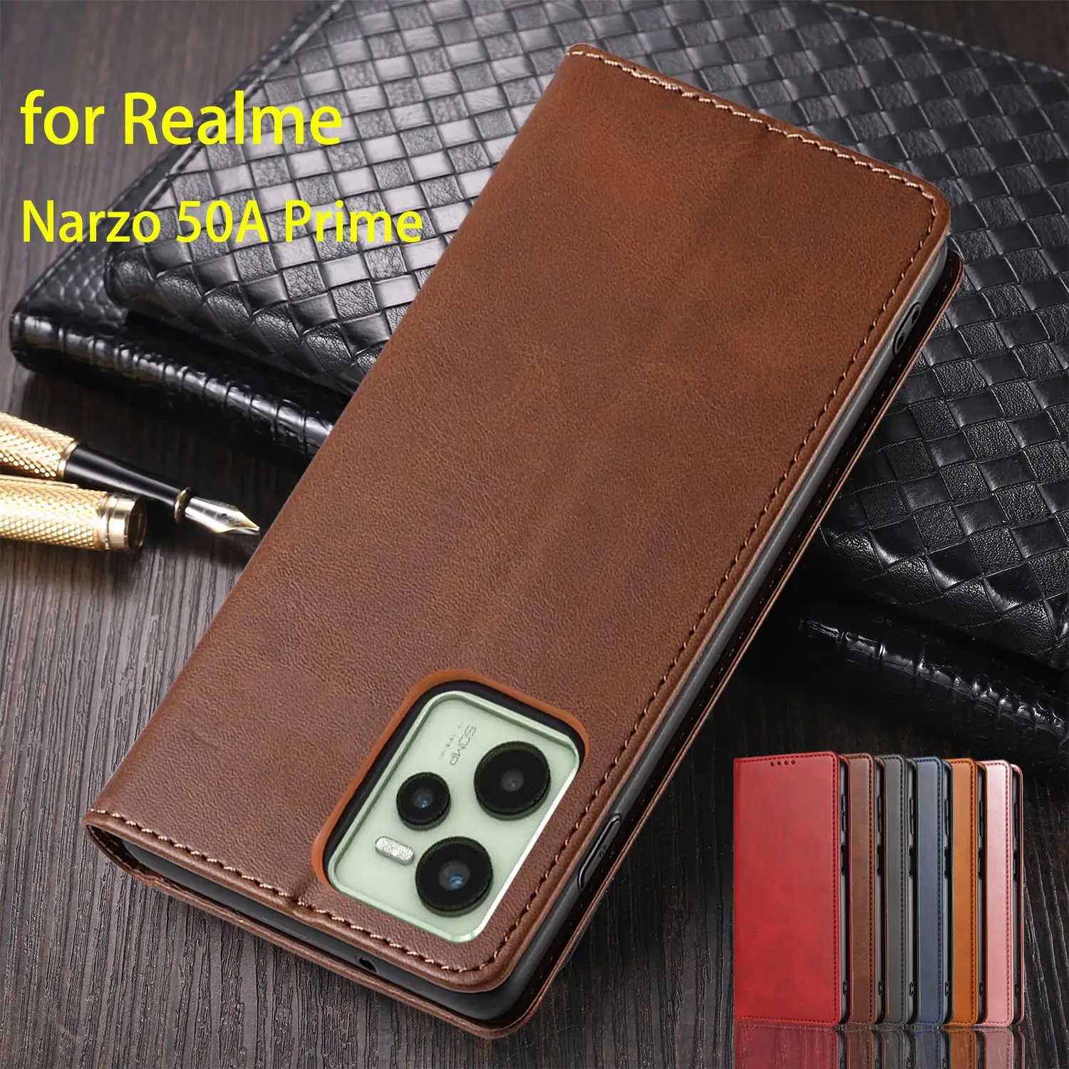

Кожаный чехол для OPPO Realme Narzo 50A
