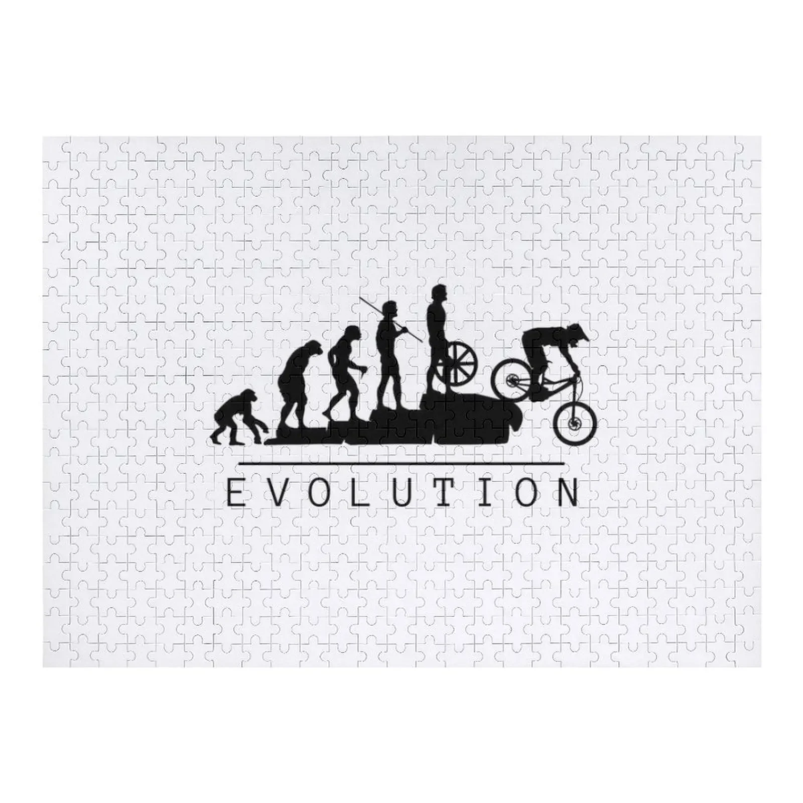 Mountain Bike Evolution Jigsaw Puzzle Wood Photo Personalized Anime Personalized Puzzle