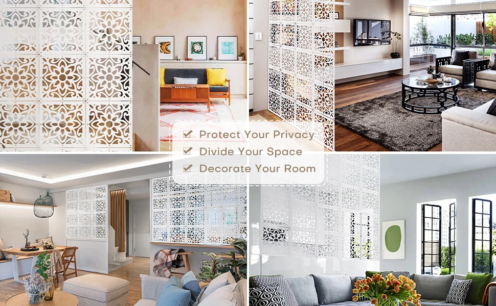 Hanging Room Divider Flower-4