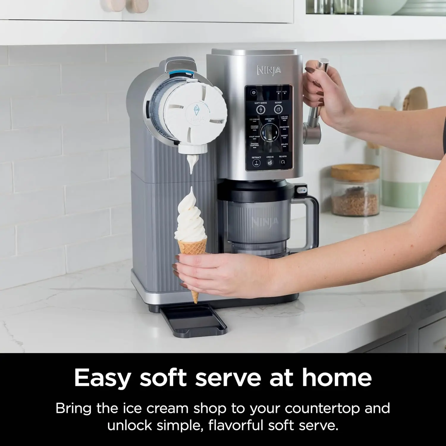 Special price US purchasing Ninja NC701 cone 13-in-1 ice cream maker sorbet milkshake frozen yogurt low calorie - AliExpress