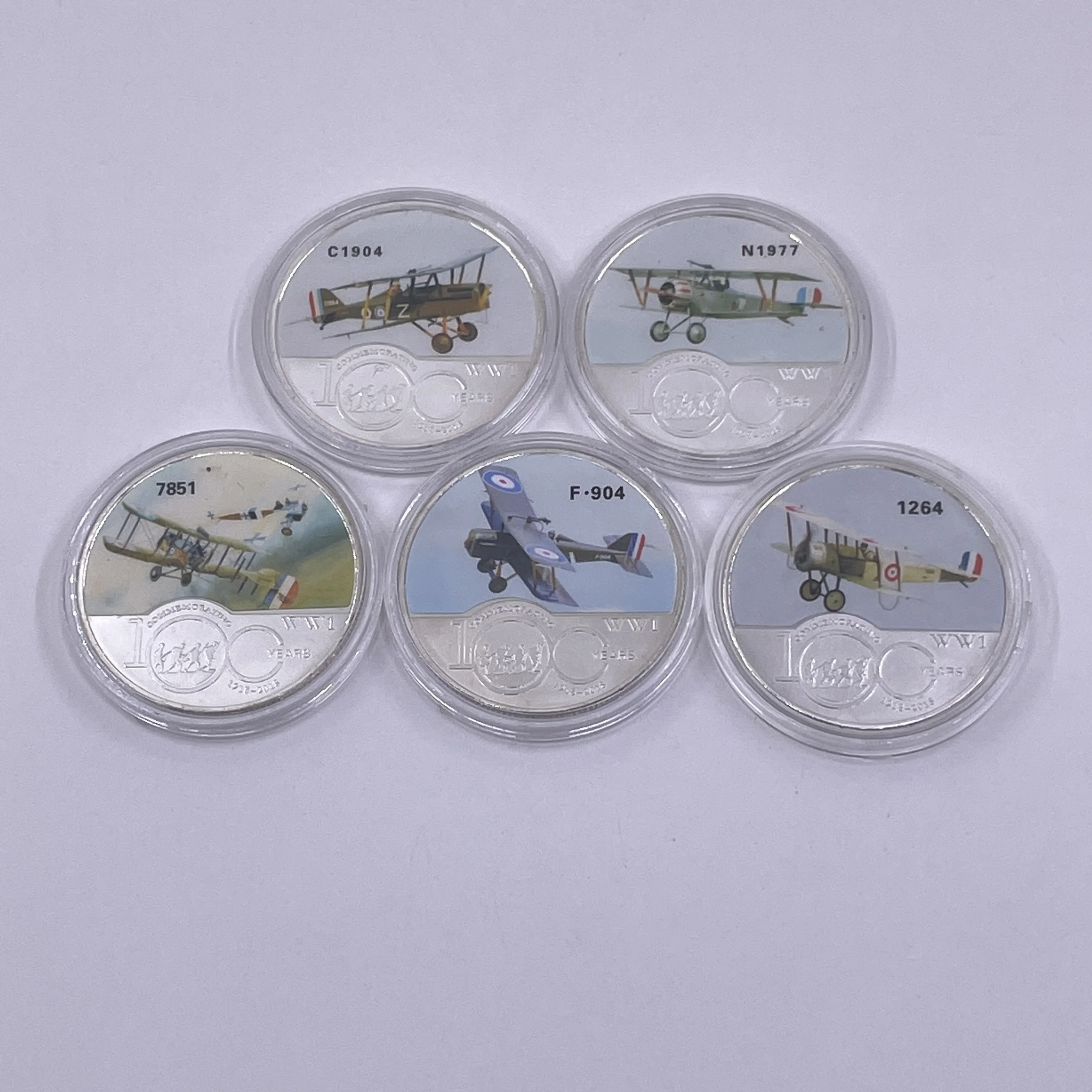 1914-2013 Prima Guerra Mondiale 100 Anni Di Memoria Moneta Sfida Placcata Argento Ww1 100 Anni Anniversario Moneta Commemorativa In Metallo