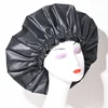 Shower Cap Large Adjustable Reusable Waterproof Bath Caps for Dreadlocks Women Girls Braids SPA Long Hair Bathroom Hat 2