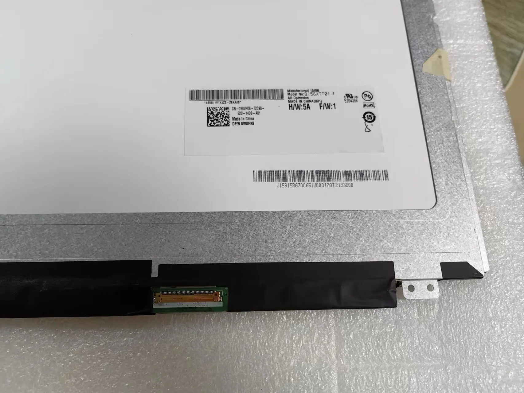 Tela Lcd para Laptop 156 Polegadas B156xtt1.1 B156xtt01.2 Ltn156at36-d01 1366x768 40pin sem Função de Toque - Imagem 3