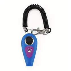 Advanced Two - in - One Dog Training Device with Loudspeaker and Whistle (Light blue)