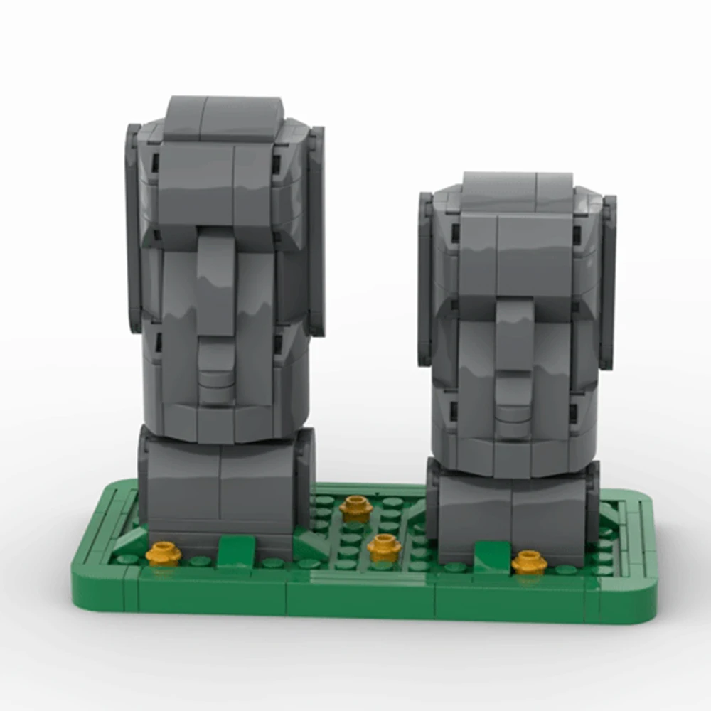 

Gobrick MOC микро статуя на пасхальном острове, строительный блок, знаменитая статуя моай, архитектурная модель, кубики моай, коллекционные игрушки