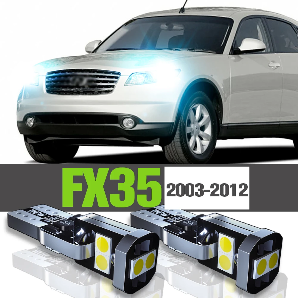 2x LED مصباح إيقاف السيارة اكسسوارات التخليص مصباح لإنفينيتي FX35 2003