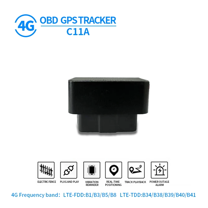 4G GPS Tracker Car OBDII 16PIN OBD TKSTAR 4G MIni GPS Tracker GSM OBD2 Tracking Device Locator OBDII Free APP