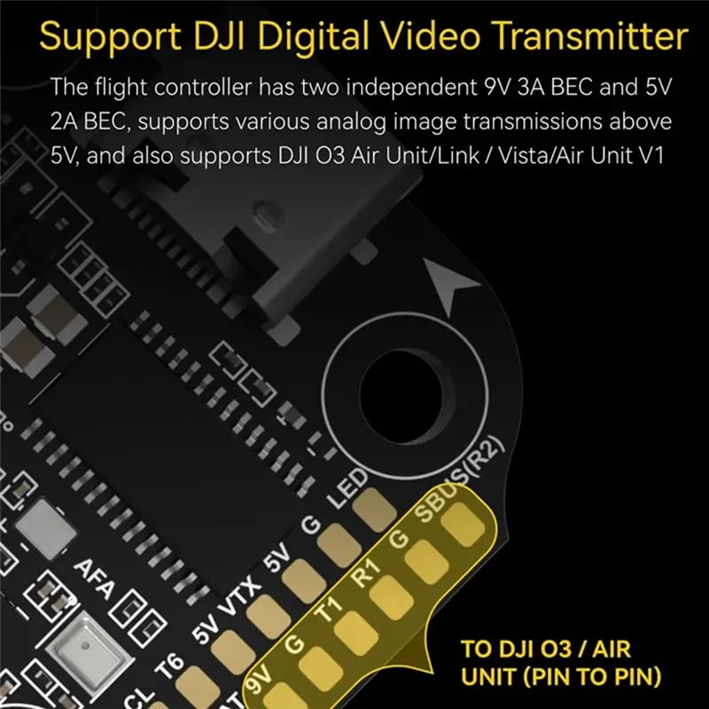 Carte de contrôle de vol F405 mini 35A 4-en-1 avec Bluetooth pour drone FPV