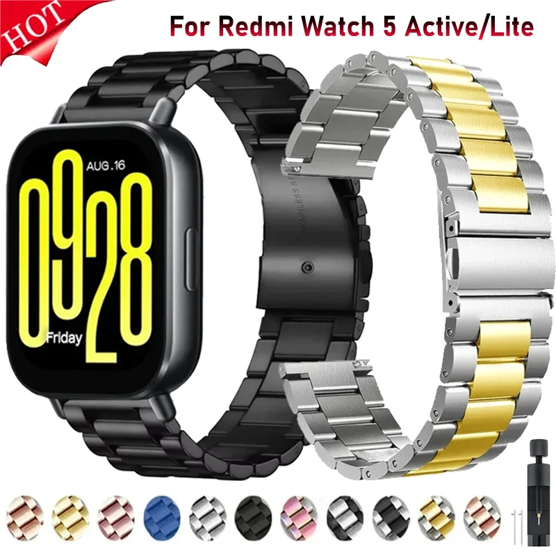 Breathable Durable Stainless Steel Watch Strap - Universal Fit
