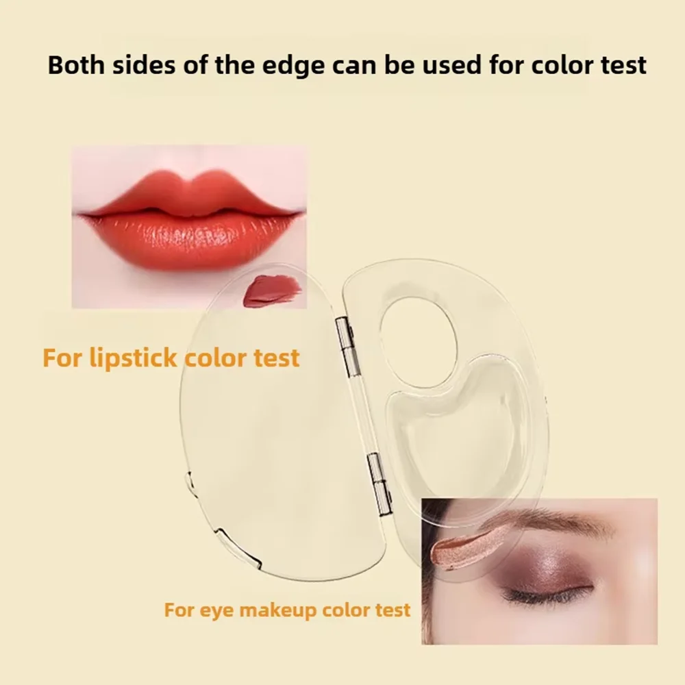 Foldable Acrylic Liquid Foundation Palette Set with Foundation Spatula and Dedicated Storage Tray, Complete Makeup Tool Set