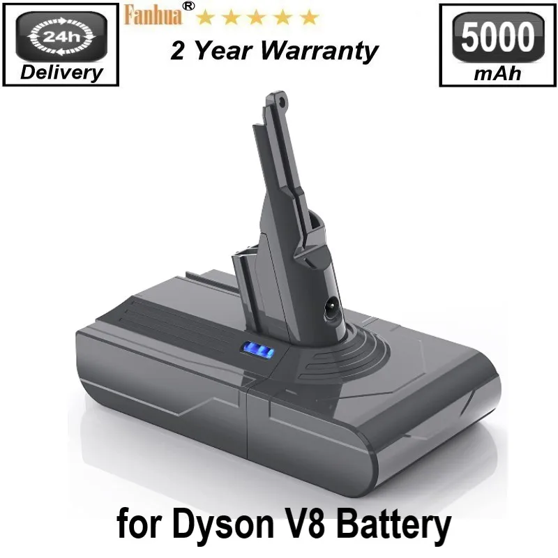 5000mAh For Dyson 21.6V Battery Replacement  Battery For Dyson V6 SV0 —  Vanon-Batteries-Store