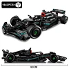 Technical Black Formula City Speed Racing Car Building Blocks Bricks Famous Sports Vehicle Model Boy Assembly Toy for Kid Gifts 1