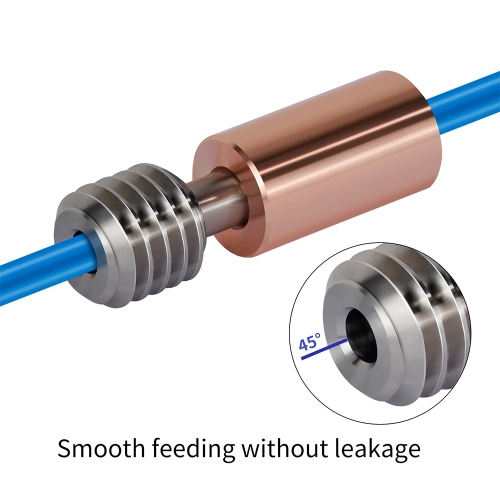 Garganta Heatbreak Bi-metal para Extrusora Sprite Titânio Ender3 s1 Pro Cr10 Smart Pro Quebra de Calor Bimetálico Sermoon - Imagem 3