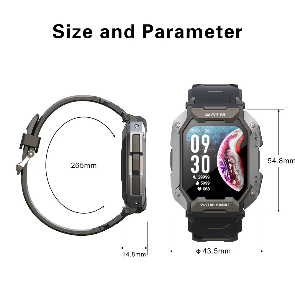 SKMEI Ǯ ġ IP68    Smartwatch   ڵ ͸ Ʈ ġ 20    ð