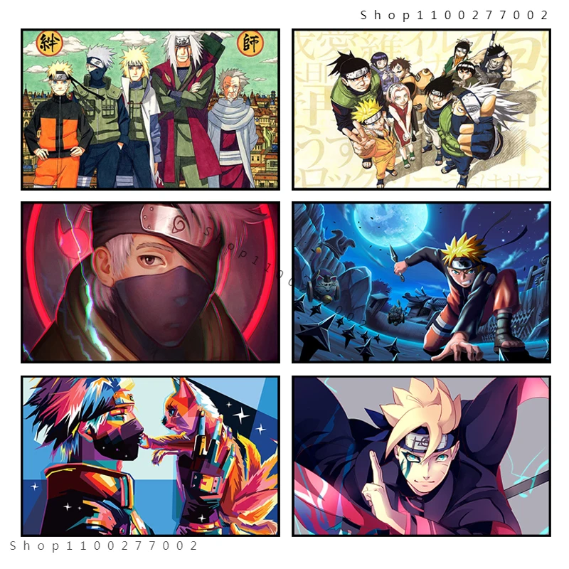 Poster Gaara Sang Combat Naruto Anime Manga Wall Art