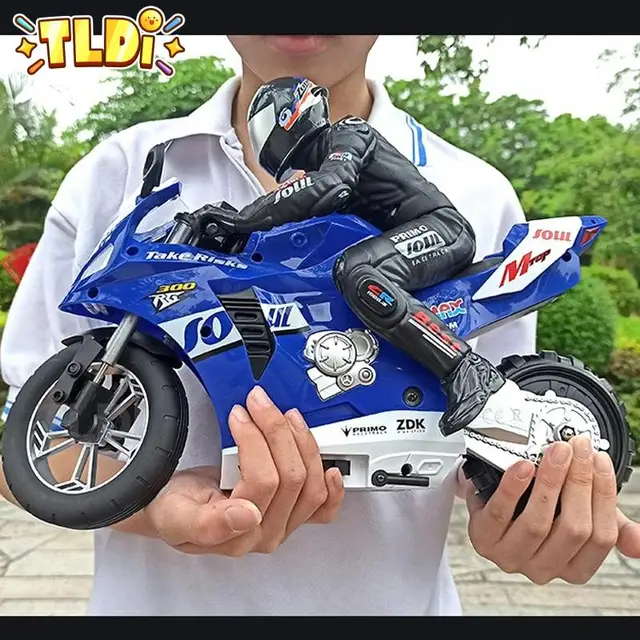 RC Motorcycles Toys for Boys 1/6 Electric Motor RC Cars High Speed 4CH Remote Control Racing Motorcycle Drift Car Model Gift 1