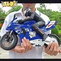 RC Motorcycles Toys for Boys 1/6 Electric Motor RC Cars High Speed Racing 4CH Remote Control Stunt Motorcycle Drift Car Model 1