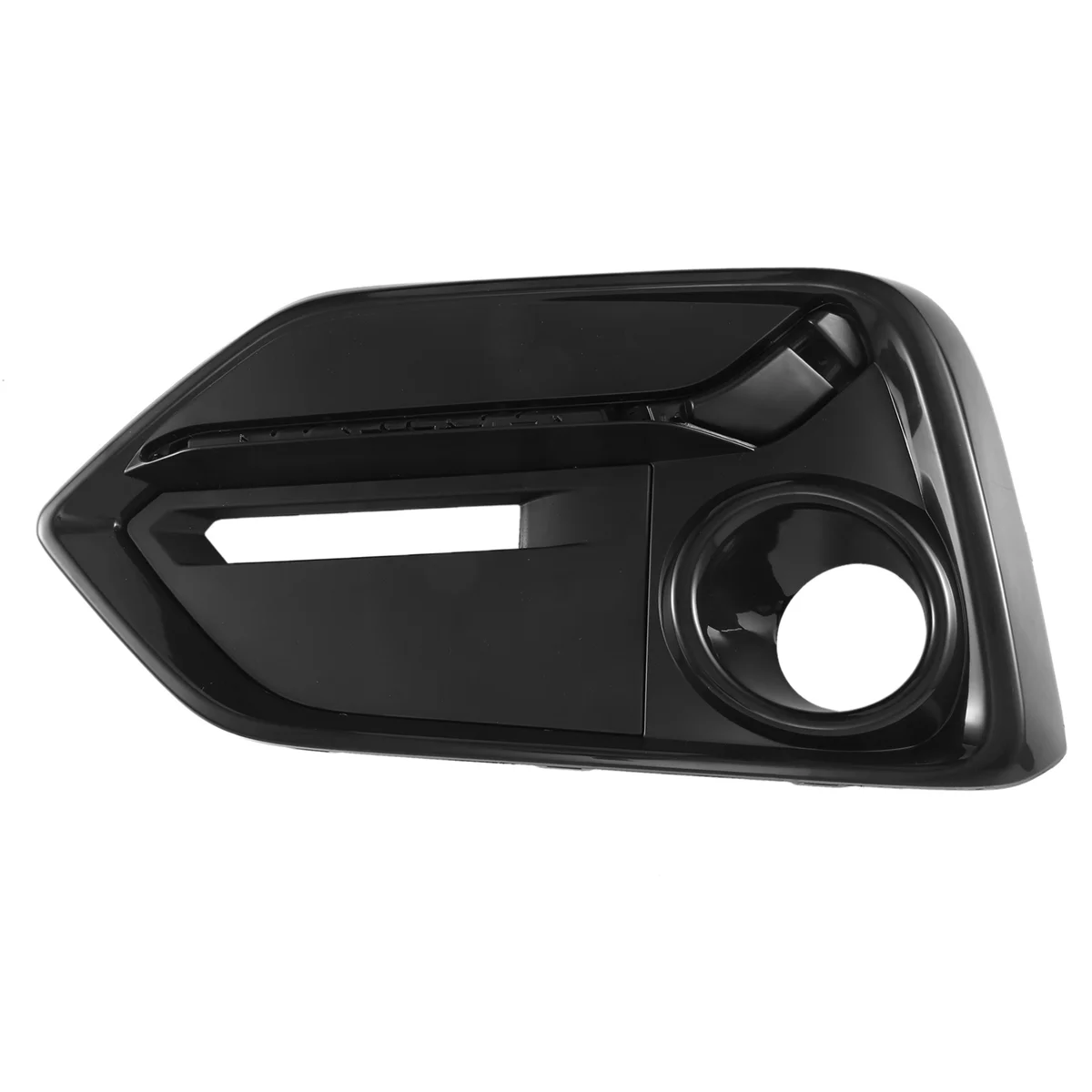 

Left Front Bumper Fog Light Cover Trim Fog Light Grill Frame for Honda Civic 2017-2021