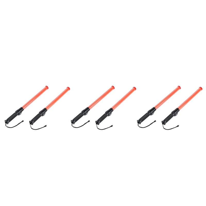 6Pack-21Inch-Signal-Traffic-Safety-LED-Light-Traffic-Wands-For-Parking ...