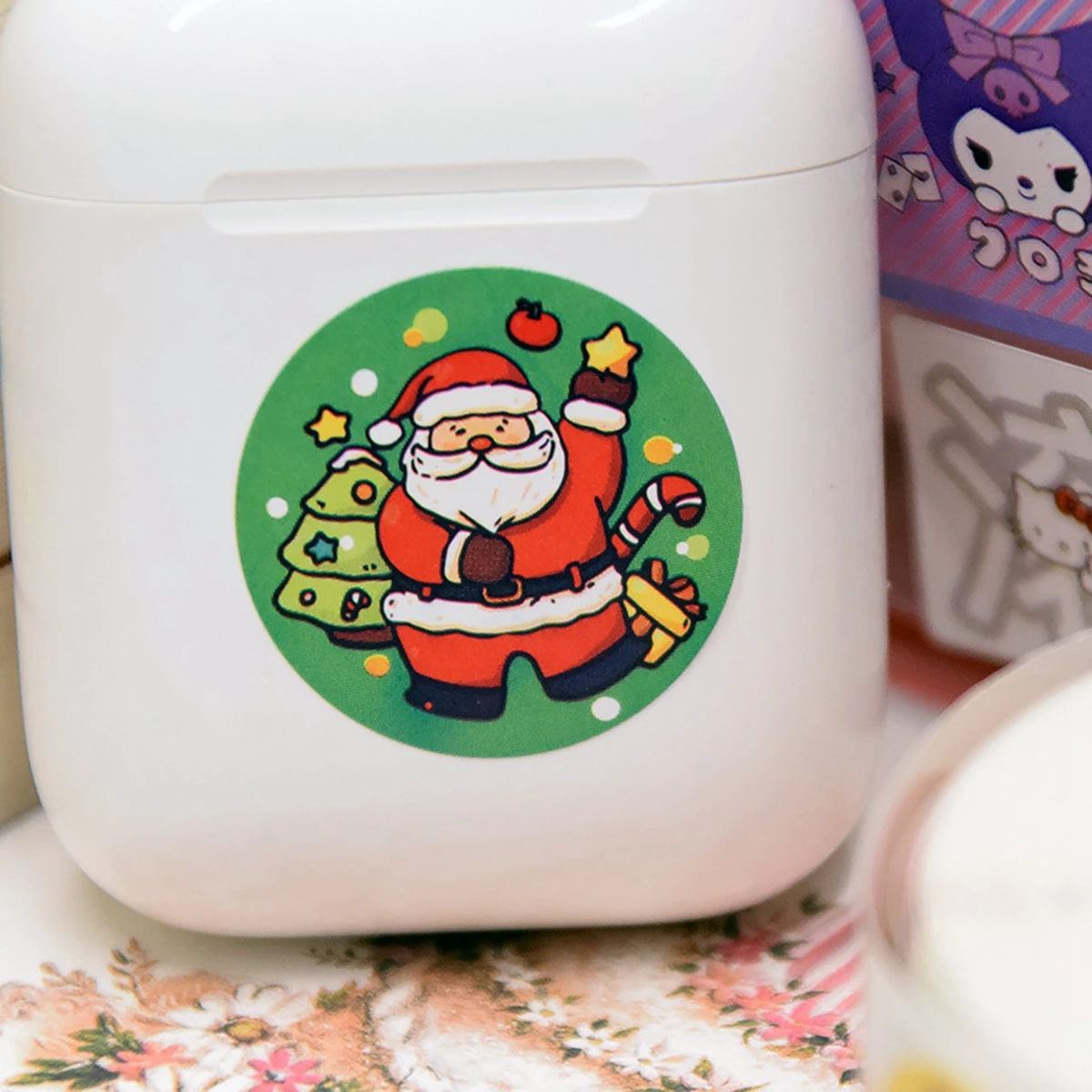 100-500pcs Merry Christmas Stickers Round stickers Christmas Tag for Envelope Sealing Gift Decor Shop Product Packaging Stickers decorative stickers packaging stickers postage stamps stickers