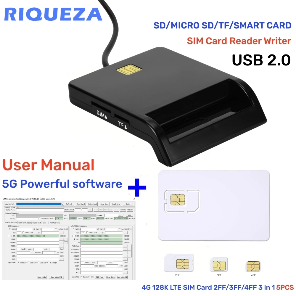 OYEITIMES SIM SD TF MMC Smart Card 5PCS 2FF 3FF 4FF Programmable SIM Oyeitimes sim sd tf mmc smart card 5pcs 2ff 3ff 4ff programmable sim