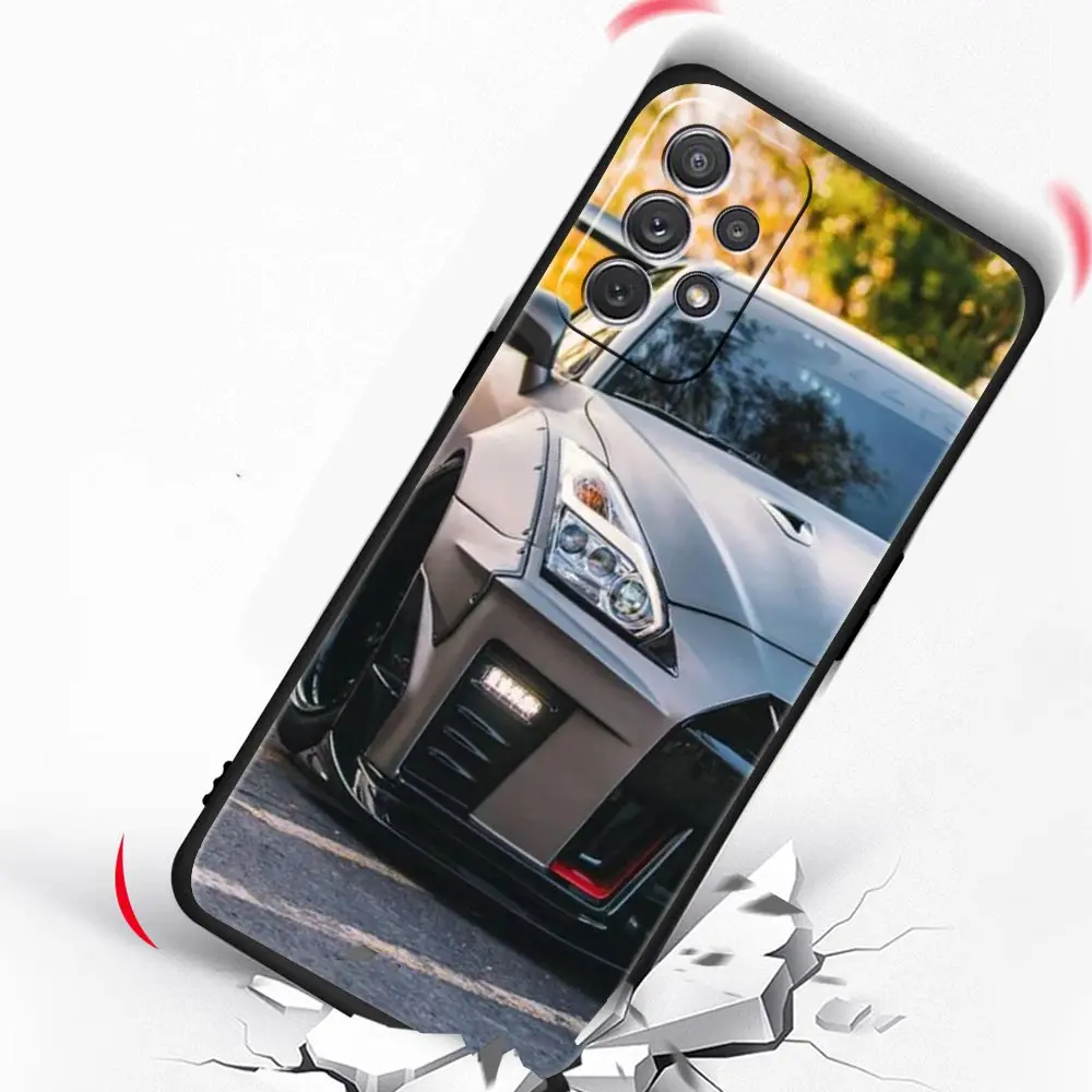 JDM Sport Car Design Phone Case - Blue and Red Duo Tone Cover