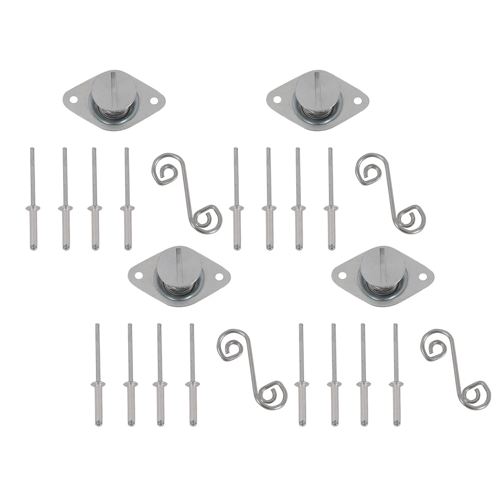 

Новинка 7/16 четверть поворота самоизвлекающиеся кнопки крепления 4 шт болты обтекателя четверти