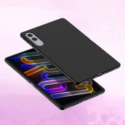 Premium Silicone Back Case Cover for Xiaoxin Pad Pro GT (Black)