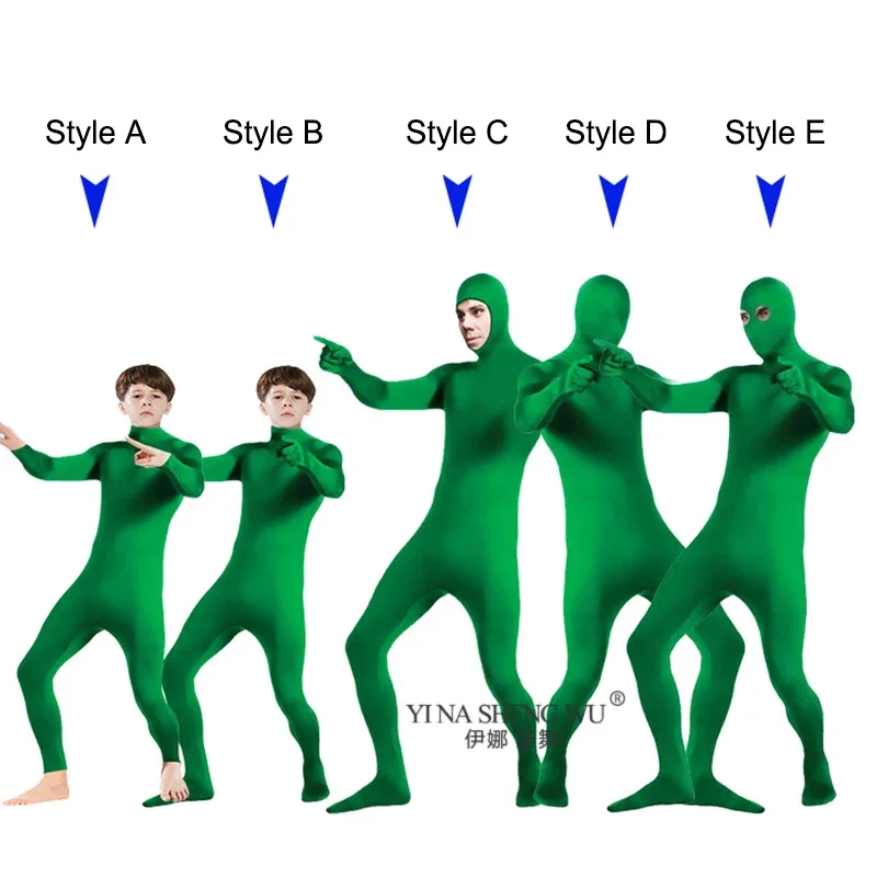 

Детский и взрослый комбинезон из спандекса Zentai, костюм зентай из второй кожи, Облегающий комбинезон, полный костюм для косплея, женский костюм