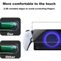 2 Pack Screen Protector Protective Film for Sony PlayStation PS5 Portal Handheld Anti-Scratch Tempered Glass Gaming Accessories 3
