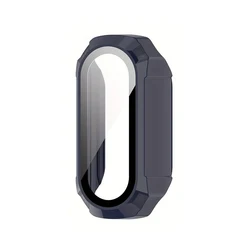 Full Coverage Screen Protector Case with Built-in Glass Face Cover (Midnight Blue)