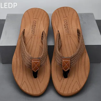 Men's Large Size Slippers Casual EVA Flip Flops Wear-resistant Beach Shoes Fashion Breathable Versatile Comfortable Waterproof - Image 1