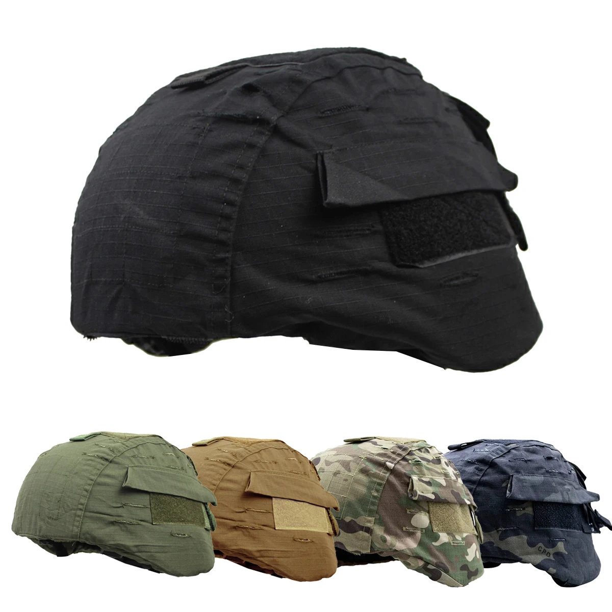 Helmet Camouflage Cover For MICH 2000 Helmets CS Games Outdoor Gear Accessories AbrasionResistant WaterSplashing Velcro System