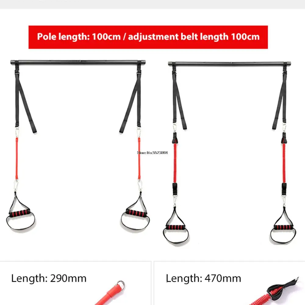 

Multifunctional Adjustable Tensioner Shape Fitness Bar Resistance Bar Chest and Abdominal Muscles Fitness Equipment