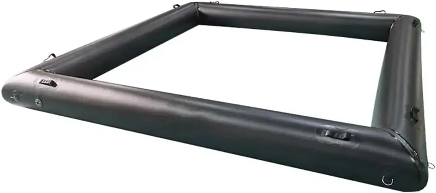 Bumper car Racing Track Suitable for Children to Play with, Tube Only, Bottom not Included (Black-13 * 13ft)