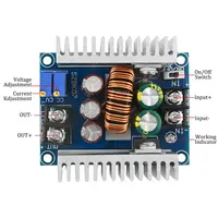 20A 300W Step Down Module Adjustable DC 6-40V to 1.2-36V Voltage Regulator Buck Converter Constant Current Power Supply Module 3