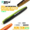 SAMOLLA Floating Worms Bass Fishing Lure Soft Plastic Artificial Bait Ned Wacky Rig Tpe Floating Weightless Leurre Souple Wobble 1