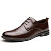 Designer Leather Platform Business Dress Shoes for Men Fashion Soft-soled Casual Spring Autumn Men's Point-toe Wedding Shoes Men 1
