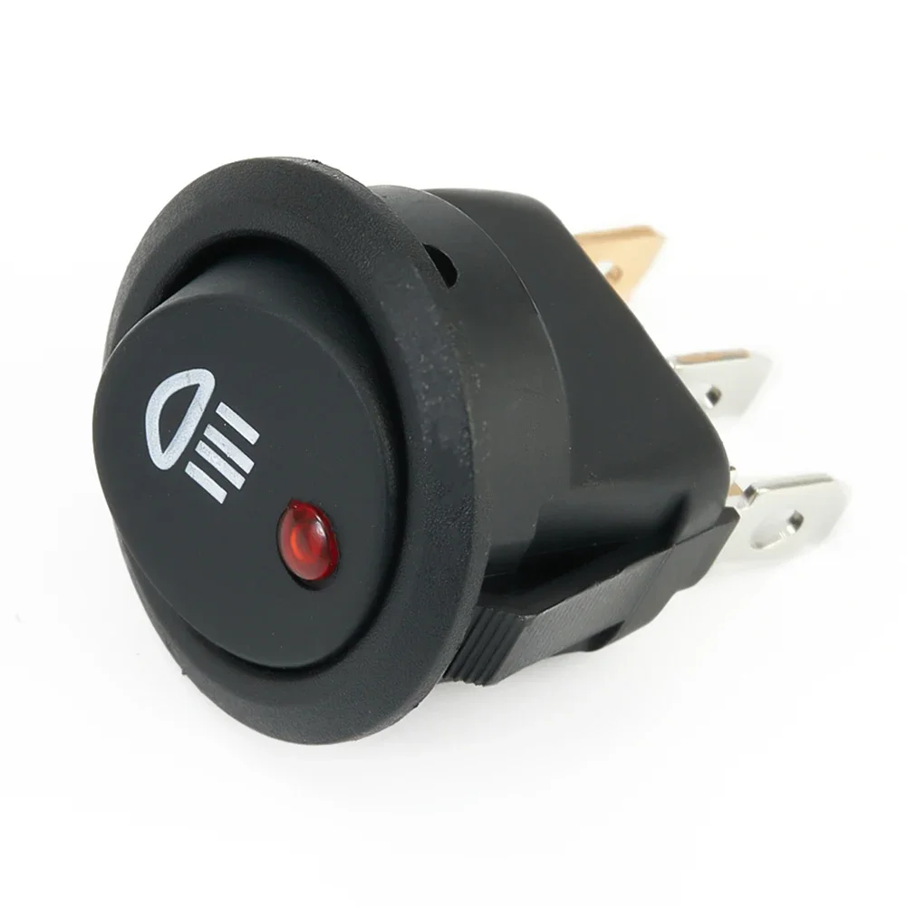 

Fog Light Switch Switch 23mm Fog Light On Off Round For Car Van Truck High Quality Material ABS Plastic DC 12V 20A