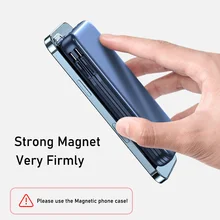  Magnetic Qi Wireless Charging Portable 10000mah Battery For iPhone 13 12 mini Pro Max Mini Power Bank Magnet Charger With Cable 
