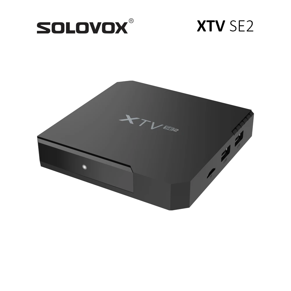 SOLOVOX XTV SE2 Android Streaming TV Box with 4K HDR, Dual WIFI & Bluetooth Support