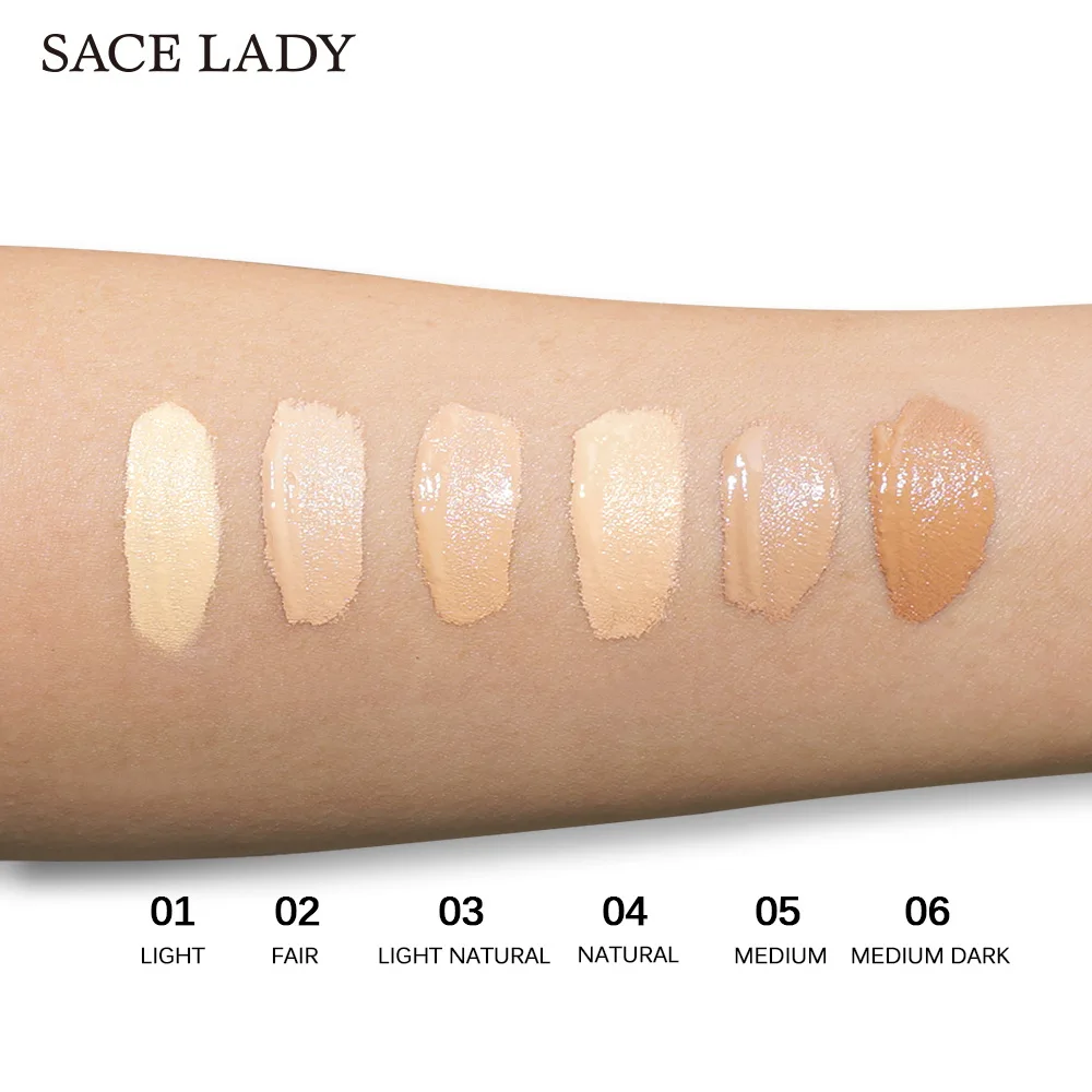 SACE LADY natural long-lasting waterproof oil control Foundation moisturizing non-makeup Concealer Foundation liquid