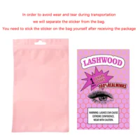 Lashes Bag Packaging Gift Wholesale Custom Eyelashes Bags With Logo Zip Lock Party Favor Bag Eyelashes Lash Package Box 2