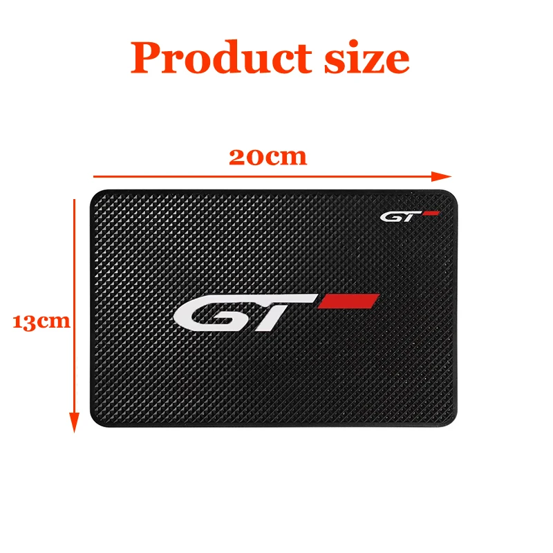 Car Dashboard Sticky Anti-Slip Mat Pads Phone Key Non-Slip Sticky Pad For Peugeot 206 208 5008 4008 3008 207 308 408 307 508 GT