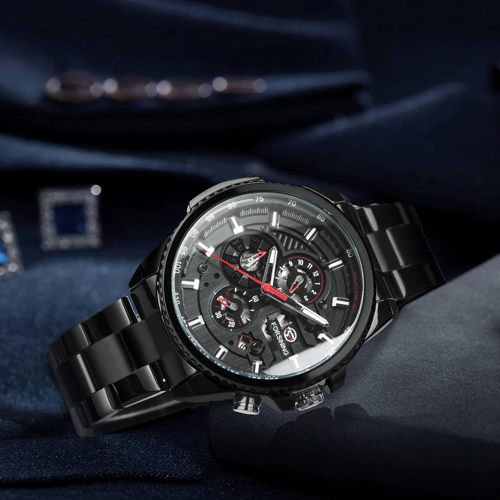 Per Forsining da uomo classico orologio da scheletro alla ... - Alibaba