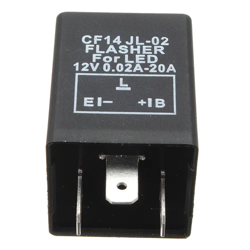 3 핀 표시기 자동차 오토바이 12V 전자 LED 릴레이 수정 깜박이 성 노출증 표시기 12V LED 릴레이 수정 성 노출증 표시기 2